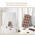 PVC Material Stereo 3D Shooting Background Board Photo Props,50 X 50cm, D081 Waves White, D094 European -style White, D095 Square Brick White, D105 Ripple White, D133 Cook White, D137 Simple White
