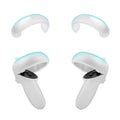 1 Pair  Controller Grip Anti-collision Silicone Ring for Meta Quest 2