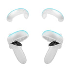 1 Pair  Controller Grip Anti-collision Silicone Ring for Meta Quest 2
