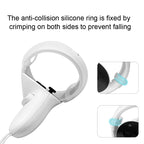 1 Pair  Controller Grip Anti-collision Silicone Ring for Meta Quest 2