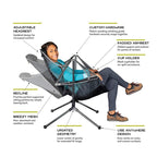 LT32004 Outdoor Portable Folding Rocking Chair, LT32004(Red), LT32004(Green), LT32004(Blue), LT32004(Grey)