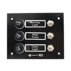 AOS3045 Switch Panel Marine Retrofit Each With Independent Fuse Protection, 3 Groups Shake Switch, 6 Groups Shake Switch
