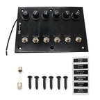 AOS3045 Switch Panel Marine Retrofit Each With Independent Fuse Protection, 3 Groups Shake Switch, 6 Groups Shake Switch