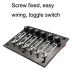 AOS3045 Switch Panel Marine Retrofit Each With Independent Fuse Protection, 3 Groups Shake Switch, 6 Groups Shake Switch