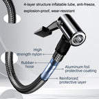 YX1819 Car Wired Portable Air Pump Electric Vehicle Tire High Power Inflator, YX1819 Wired