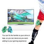 DOBE TNS-2123 Sports Lightsaber + Leg Strap + Tennis Racket + Wrist Strap 7 In 1 Sports Set For Nintendo Switch, DOBE 7 In 1