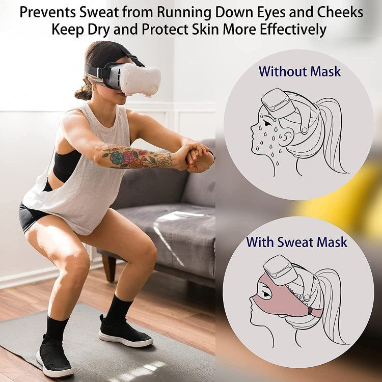 VR Glasses Head-mounted Breathable Sweat-proof Eye Mask, Black Gray, Purple, Orange Gray, Blue White, Navy, Colorful