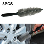 3 PCS Car Tire Brush Carpet Foot Pad Brush, Style:, DM-08 Pointed Brush, DM-093 Large U-shaped Brush, DM-118 Double Twisted Wire Brush
