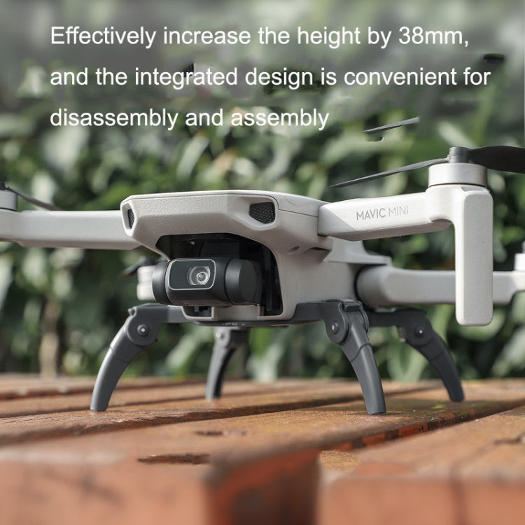 Sunnylife LG380 Heightening Spider Tripod Folding Drop Protection Bracket For DJI Mini 2 / SE / Mini 4K / DJI Mini 2 SE, For DJI Mini 2 / SE