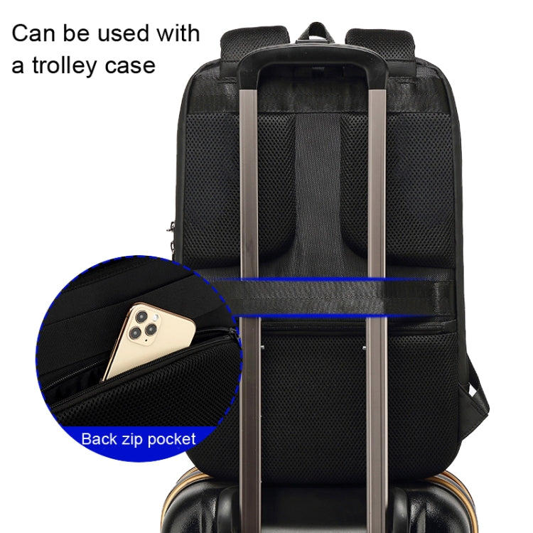 SKV B20430 Men Large Capacity Commute Computer Bag Business Casual Backpack, SKV B20430 Blue, SKV B20430 Black, SKV B20430 Grey