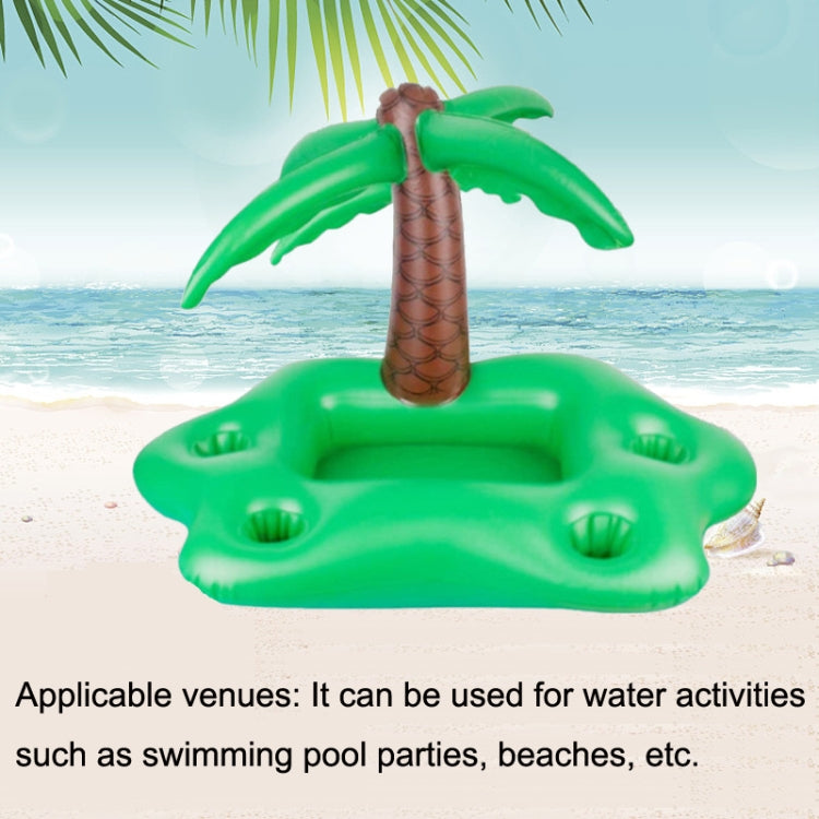 PVC Ice Bar Ice Tray Thickened Floating Bed Water Inflatable Floating Row, Coconut Tree, Mushroom