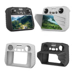 Sunnylife For DJI RC Remote Control Silicone Protective Case, Style: With Hood (Gray), For DJI RC With Hood (Black), For DJI RC With Hood (Gray), For Mini 3 Pro DJI RC Without Hood (Black), For DJI RC Without Hood (Gray)