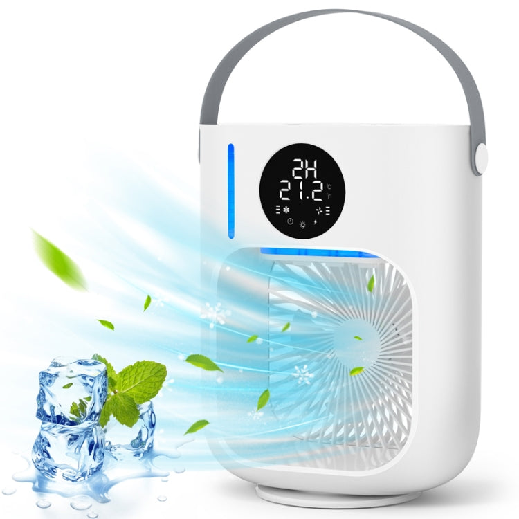 Desktop Spray Humidification Cooler Portable Water Fan, 774183 White