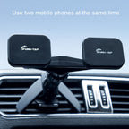 SUMITAP STH-S44Y Car Mobile Phone Double Head Magnetic Stand, STH-S44Y Black, STH-S44Y Blue, STH-S44Y Gray