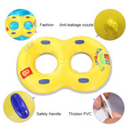 Inflatable Two People Lovers Couples Swimming Ring Pool Float Chair Seat, 110 x 160cm