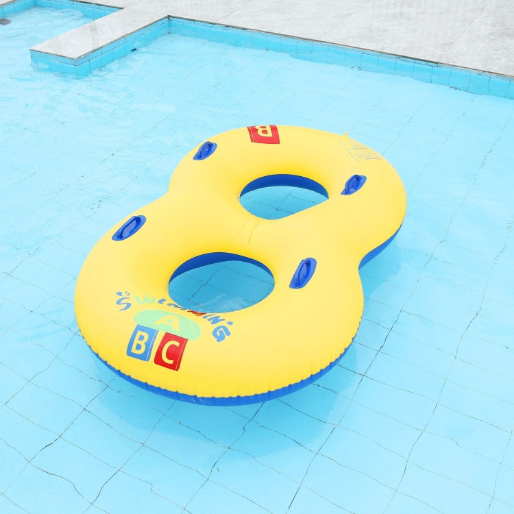 Inflatable Two People Lovers Couples Swimming Ring Pool Float Chair Seat, 110 x 160cm