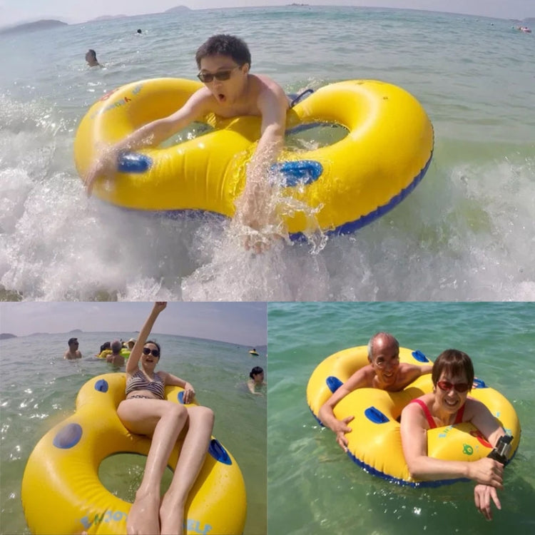 Inflatable Two People Lovers Couples Swimming Ring Pool Float Chair Seat, 110 x 160cm