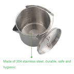 CW-307 Portable Stainless Steel Picnic Cooker Kettle Teapot Hanging Pot