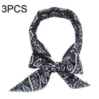 3 PCS Summer Cooling Bandana Neck Wraps Scarf For Women Men Kids Pet, Black Leaves, Blue Leaves, Red Leaves, Green Leaves, Yellow Leaves, Yellow Bottom Bear, Blue Bottom Bear, White Bottom Bear, Blue Bottom Cat, Pink Bottom Cat, King of Forest         ...