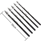 ZHANLANGWANG Carbon Throwing Pole Mini Short Rock Fishing Rod, 1.8m, 2.1m, 2.4m, 2.7m, 3.0m, 3.6m