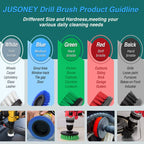 6 PCS / Set Kitchen Bathroom Car Tire Floor Crevice Clean Diamond Brush, 6 PCS / Set Brush(Color Random Delivery)