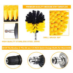 6 PCS / Set Kitchen Bathroom Car Tire Floor Crevice Clean Diamond Brush, 6 PCS / Set Brush(Color Random Delivery)