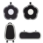 Ice Silk Simple Car Breathable Seat Cushion Cool Pad Summer Universal, Style:, Sandwich Flower Front Row, Honeycomb Flower Front Row, Honeycomb Backrest, Honeycomb Back Row