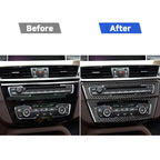 For BMW X1 F48/X2 F39 3pcs /Set Left-Hand Drive Radio + Air Conditioning Panel Sticker, Left-Hand Drive