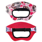 VR Glasses Sweatproof Breathable Eye Mask, Love Flower, Dot, Cashew Flowers, Kaleidoscope, Black White Flower