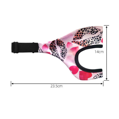 VR Glasses Sweatproof Breathable Eye Mask, Love Flower, Dot, Cashew Flowers, Kaleidoscope, Black White Flower