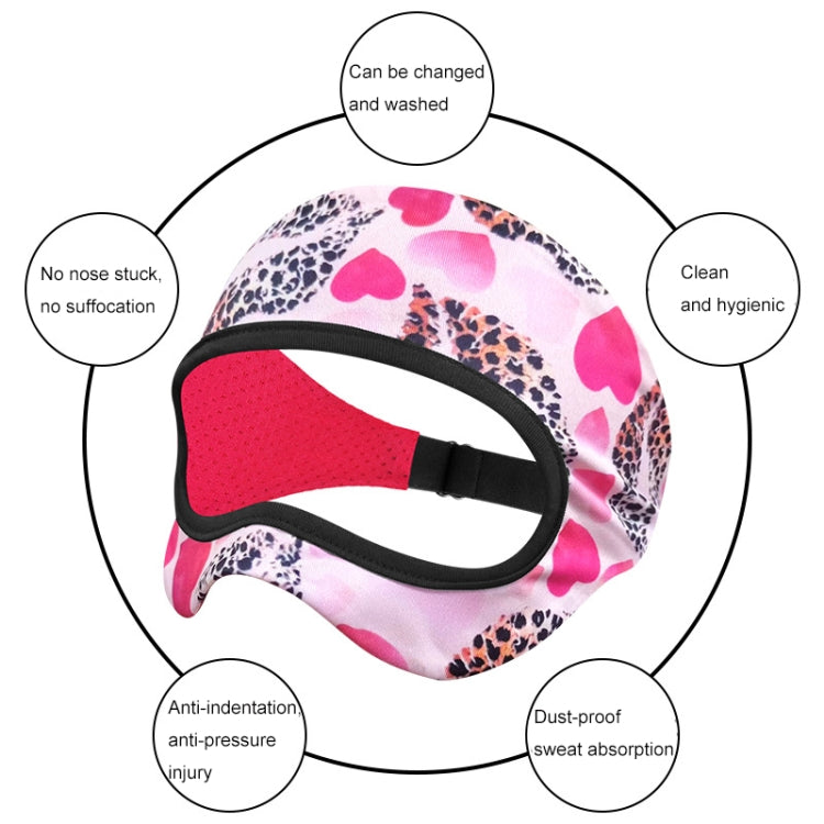 VR Glasses Sweatproof Breathable Eye Mask, Love Flower, Dot, Cashew Flowers, Kaleidoscope, Black White Flower