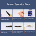 5 PCS L925B Efficient and Stable Optical Fiber Optic Cold Splices