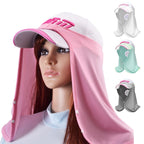 PGM WB001 Summer Sunscreen Golf Ice Silk Bib Sunscreen Headscarfs, WB001 White, WB001 Pink, WB001 Light Grey, WB001 Blue