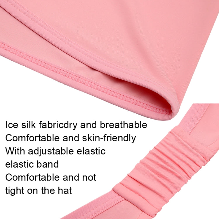 PGM WB001 Summer Sunscreen Golf Ice Silk Bib Sunscreen Headscarfs, WB001 White, WB001 Pink, WB001 Light Grey, WB001 Blue