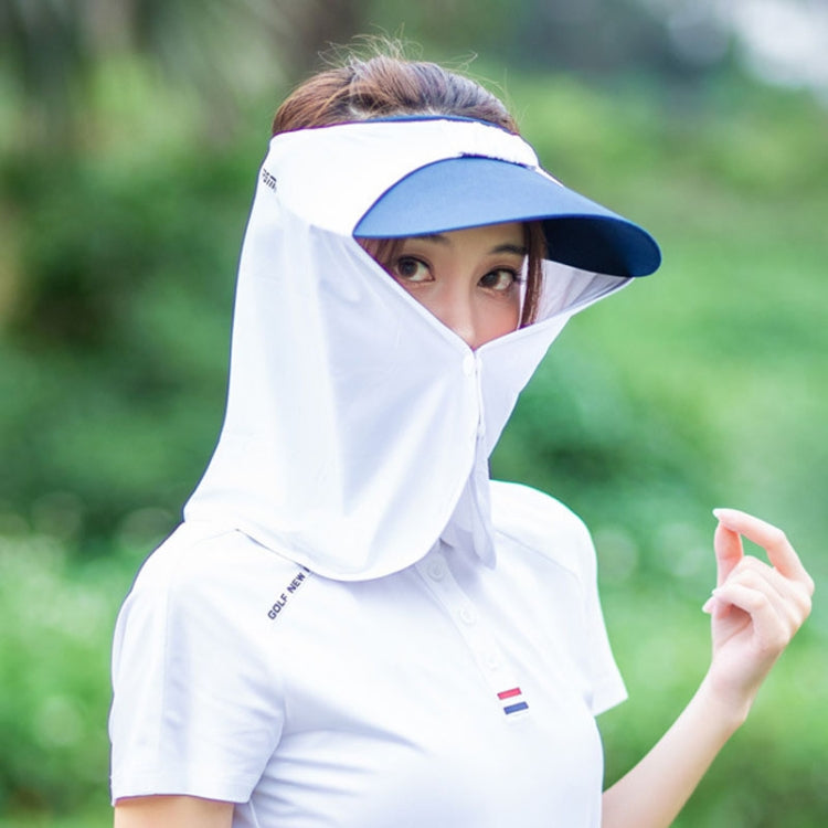 PGM WB001 Summer Sunscreen Golf Ice Silk Bib Sunscreen Headscarfs, WB001 White, WB001 Pink, WB001 Light Grey, WB001 Blue