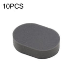 Handle + Sponge Long Handle Car Tire Varnishing Brush Tire Waxing Brush Sponge, 10PCS Sponge, Handle + Sponge