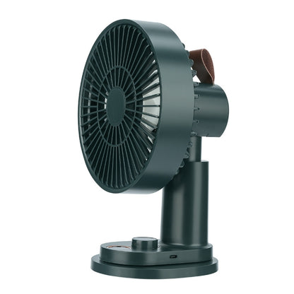Smart Remote Control Usb Charging Shaking Head Desktop Fan Stroller Clip Fan, White, Black, Green