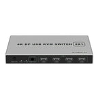 KYSW59 60HZ DP USB KVM Switch 2-in-1 Computer Sharing Device, KYSW59, 8K