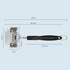 Three-headed Shovel-type Spring Brush BBQ Grill Mesh Wire Brush