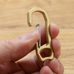 Bronze Keychain Retro Fast Hanging Spring Climbing Buckle, Bronze