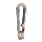 Men Titanium Alloy Keychain Car Key Waist Hanging, Titanium Color, Blue, Colorful Titanium