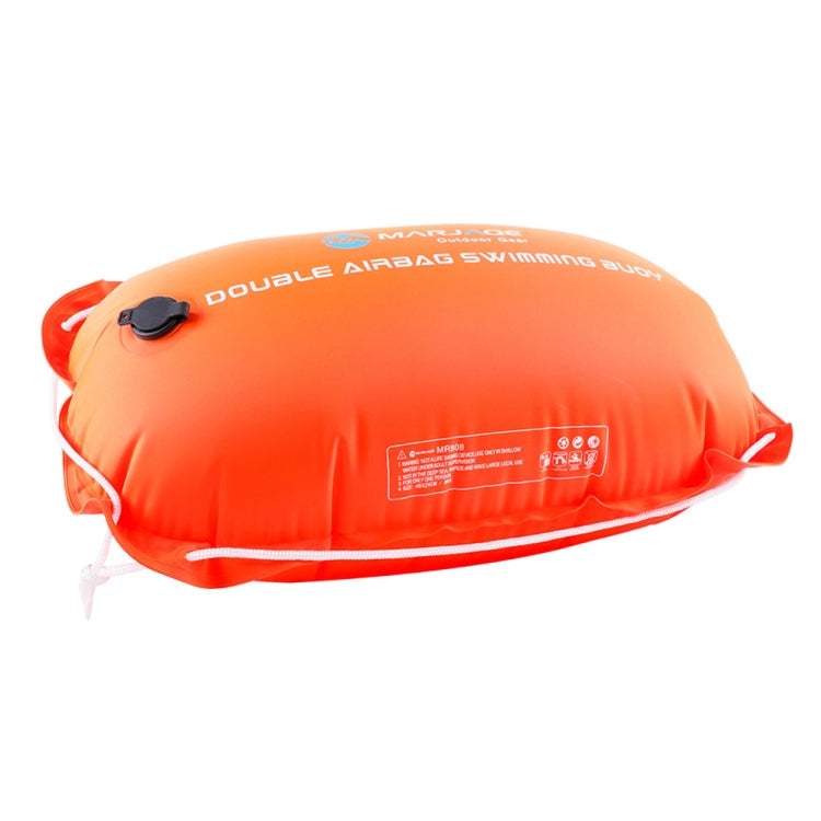 MARJAQE  Double Air Bag Safety Training Swimming Buoy with Waist Belt, Swimming Buoy(Orange)