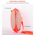 MARJAQE  Double Air Bag Safety Training Swimming Buoy with Waist Belt, Swimming Buoy(Fluorescent Green), Swimming Buoy(Orange)