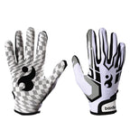 BOODUN C281071G Baseball Rugby Gloves Fitness Sports Anti-Slip Outdoor Hiking Gloves, C281071G White S, C281071G White M, C281071G White L, C281071G Red S, C281071G Red M, C281071G Red L