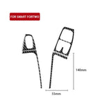 For 2011-2015 Mercedes-Benz Smart Right-hand Drive 4pcs /Set Type A Door Lift Stickers, Right-hand Drive