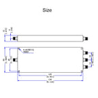 500~6000MHz SMA 1 To 3 Microstrip Power Splitter