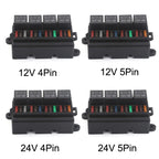 Relay Car RV Radiography Sound Modified Electromagnetic Insurance Box, TF008-10 12V 4Pin, TF008-10 12V 5Pin, TF008-10 24V 4Pin, TF008-10 24V 5Pin