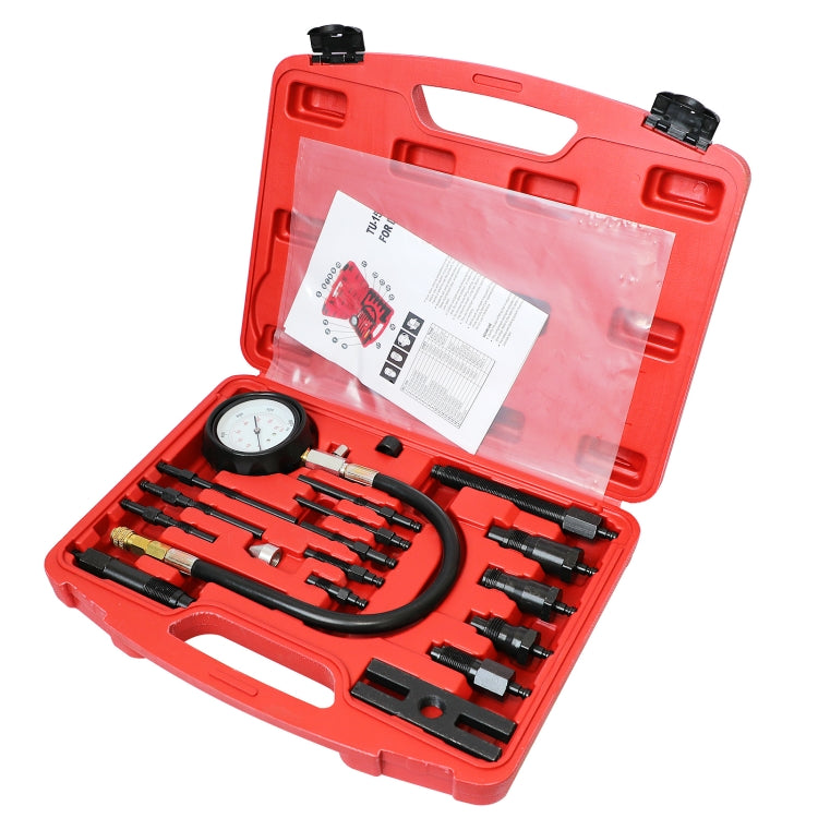 18 PCS / Set TU-15B Diesel Cylinder Pressure Meter Cylinder Pressure Detection Tool, 18 PCS / Set