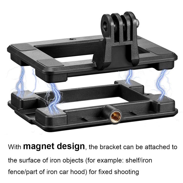 060 Outdoor Live Action Camera Magnetic Bracket with Adjustable Lanyard