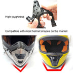 TUYU Motorcycle Helmet Chin Action Camera Mobile Phone Mounting Bracket, Black Bracket, Blue Bracket, Black Bracket+Mobile Phone Clip, Blue Bracket+Mobile Phone Clip